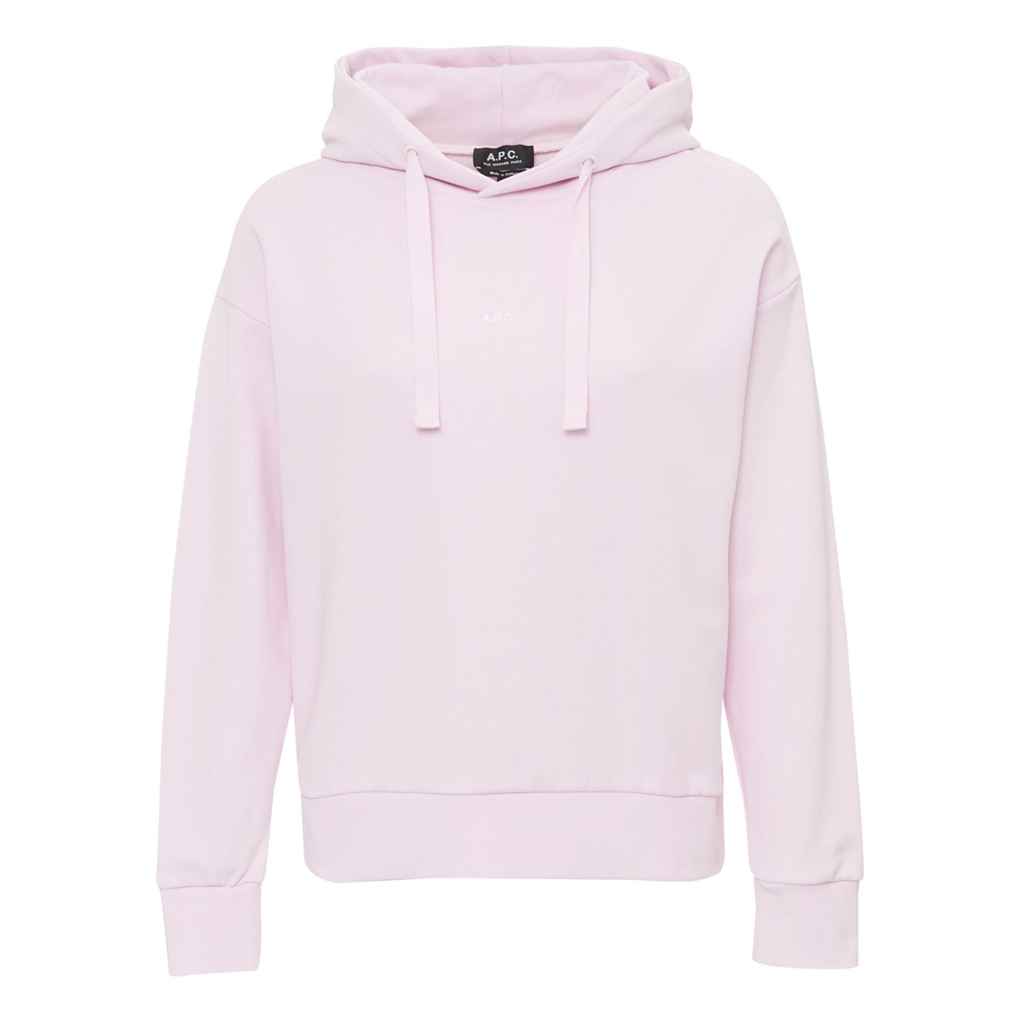 A.P.C. - Sweat Hoodie Christina Coton Bio - Femme - Rose pâle