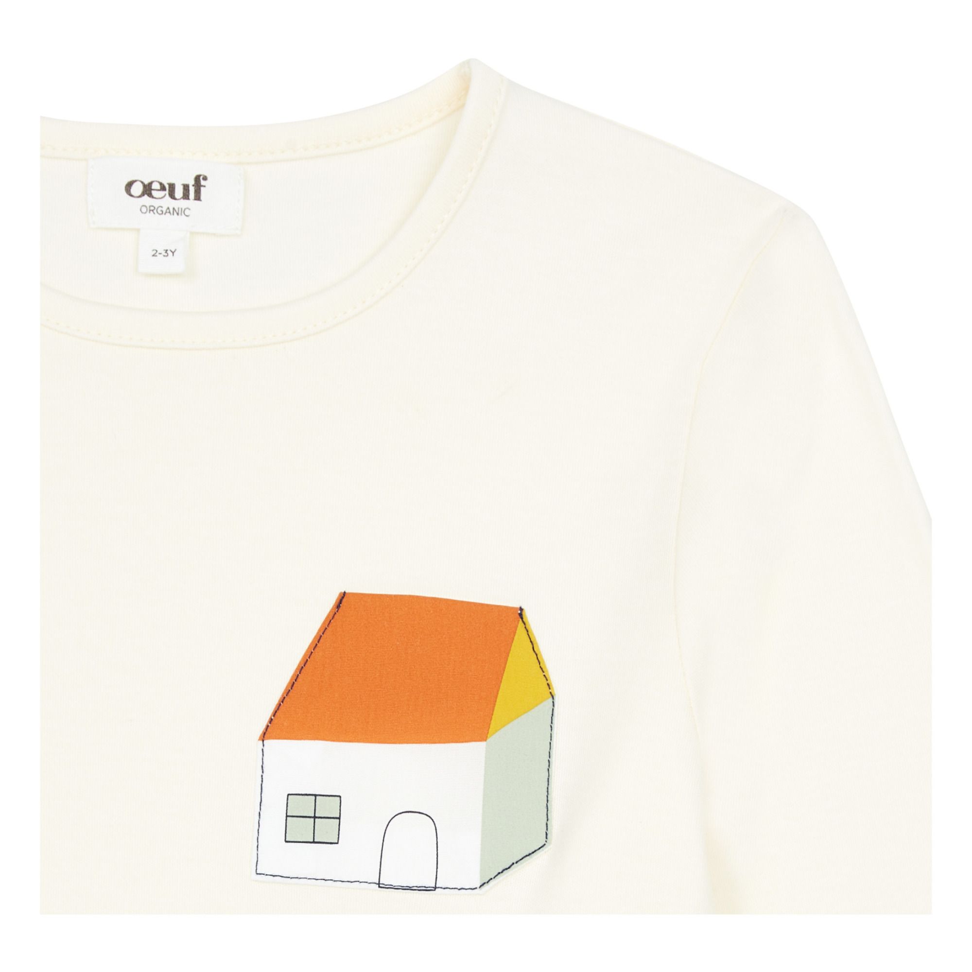 Organic Cotton House T-shirt White- Product image n°1