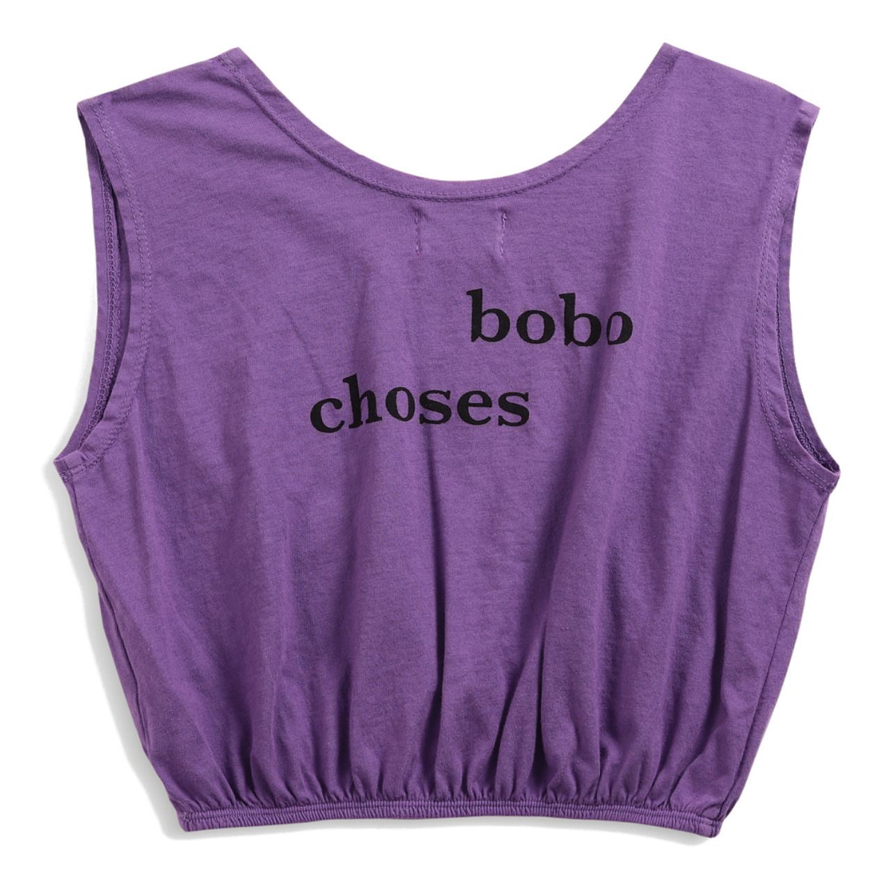 Organic Cotton Cropped Tank Top Purple- Product image n°6