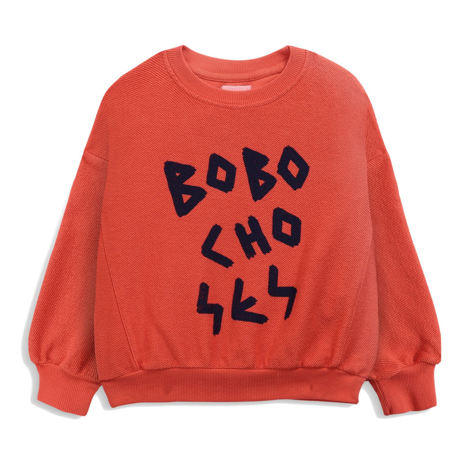 Bobo Choses - Sweat Coton Bio Texturé - Fille - Rouge