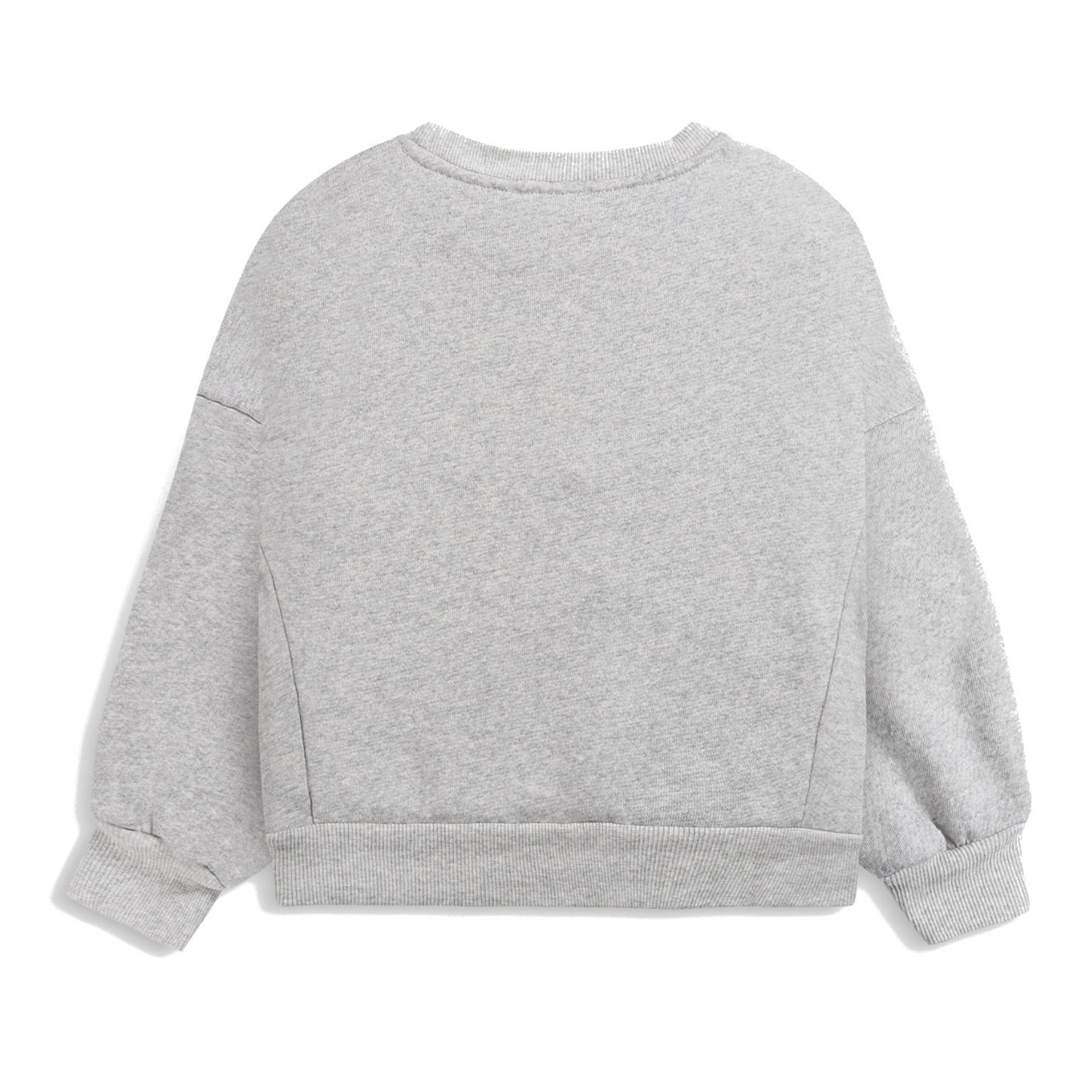 Cotton Strawberry Sweatshirt Grey- Product image n°5