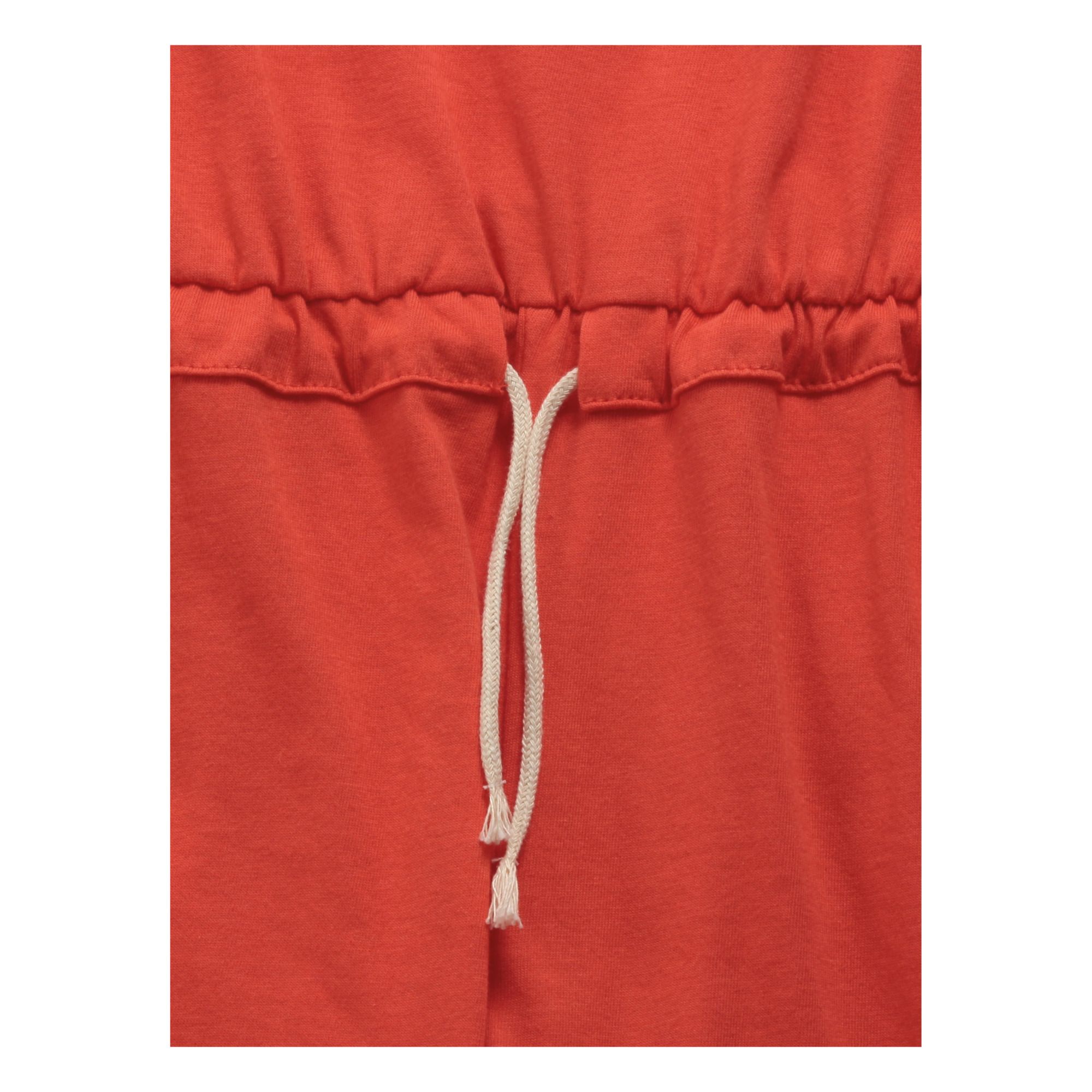 Mono jersey de algodón orgánico Rojo- Imagen del producto n°5