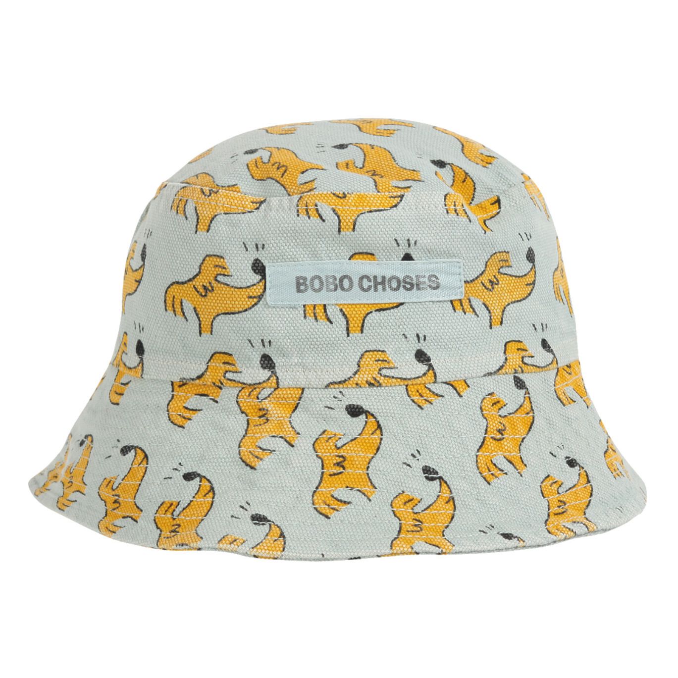 Bobo Choses - Chapeau Coton Bio Chiens - Fille - Bleu ciel