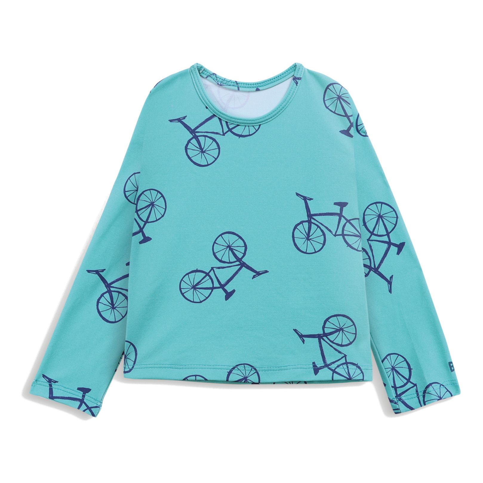 Bobo Choses - T-Shirt Anti-UV Nylon Recyclé Vélos - Fille - Bleu