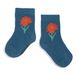 Flower Baby Socks Navy blue- Miniature produit n°0
