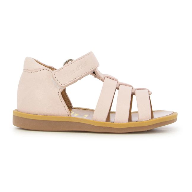 Poppy Strap Sandals | Pale pink