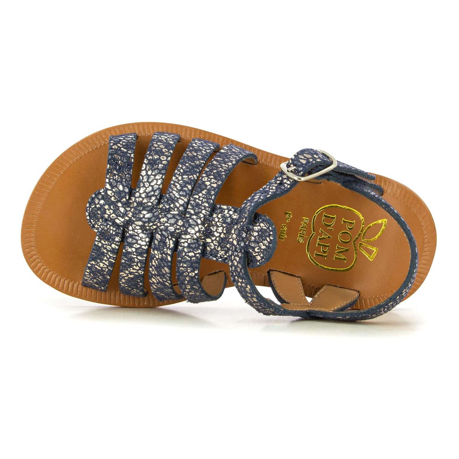 Plagette Strap Sandals Blu marino- Immagine del prodotto n°2