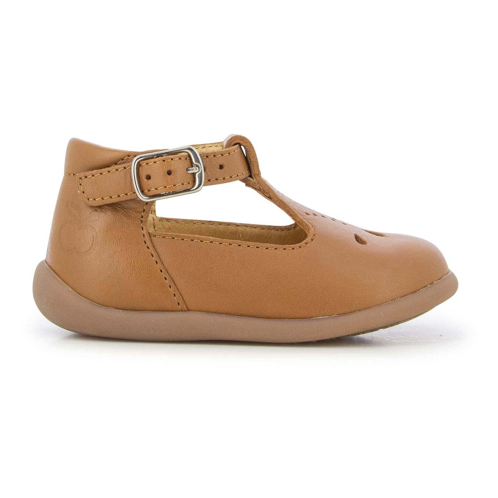 Pom d'Api - Sandales Stand Up Salomé - Fille - Camel