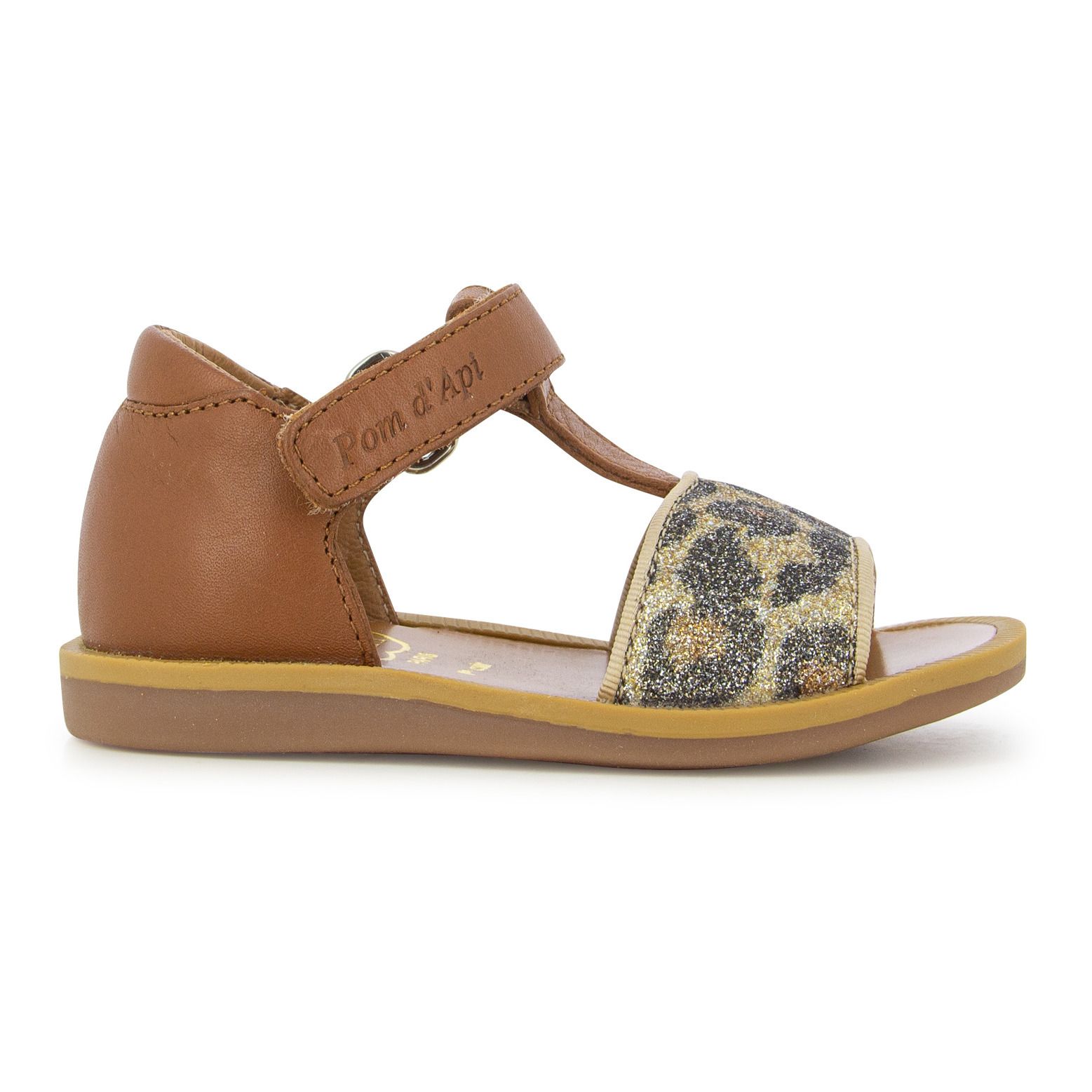Pom d'Api - Sandales Poppy Easy - Fille - Camel