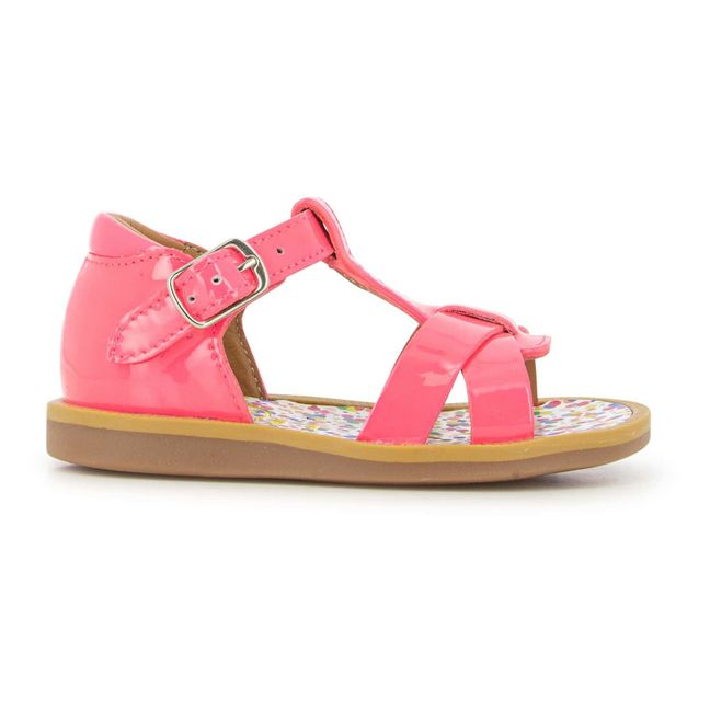 Xexe Poppy Sandals Fluorescent pink