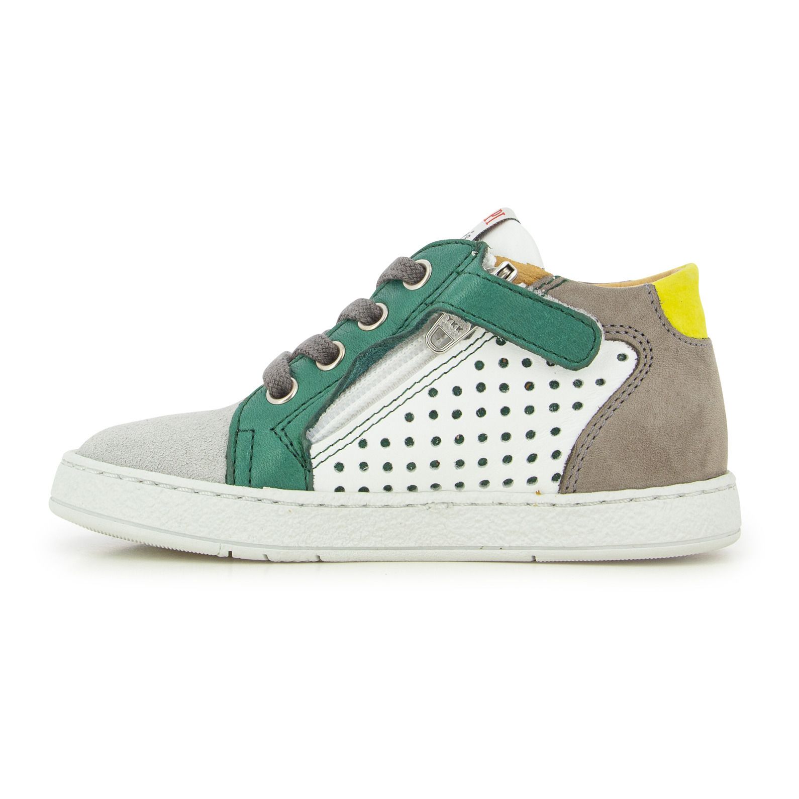 Sneakers mit Schnürsenkeln Mousse Zip Clay Chromgrün- Produktbild Nr. 2
