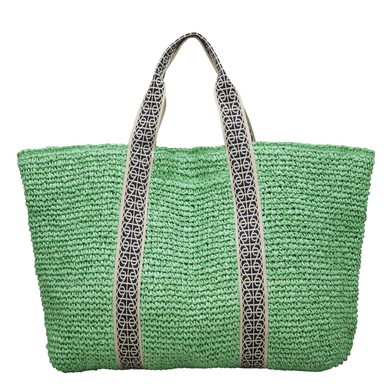 Papel Berta Tote Bag Verde Becksöndergaard Moda Adulto