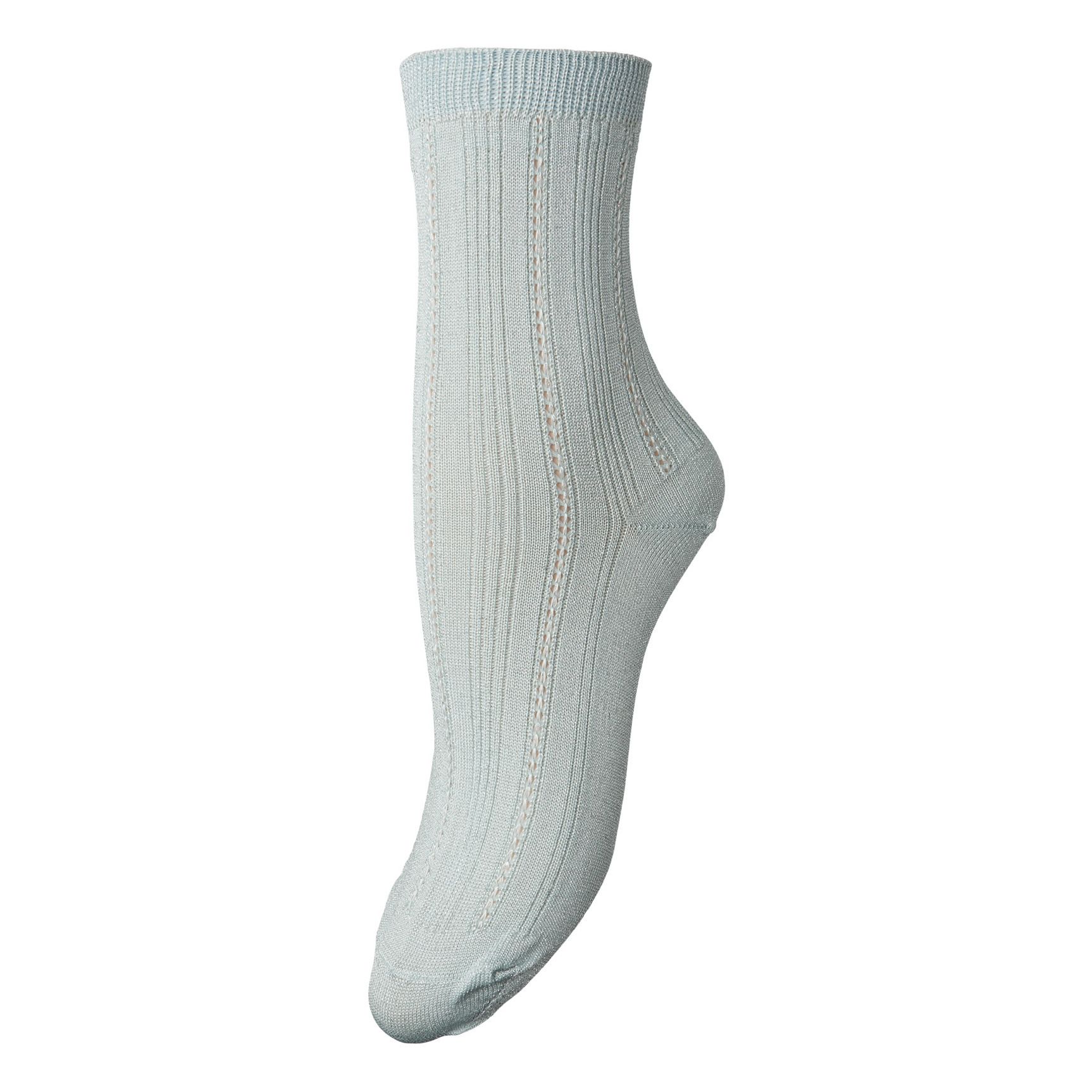 Becksondergaard - Chaussettes Glitter Drake - Femme - Bleu ciel