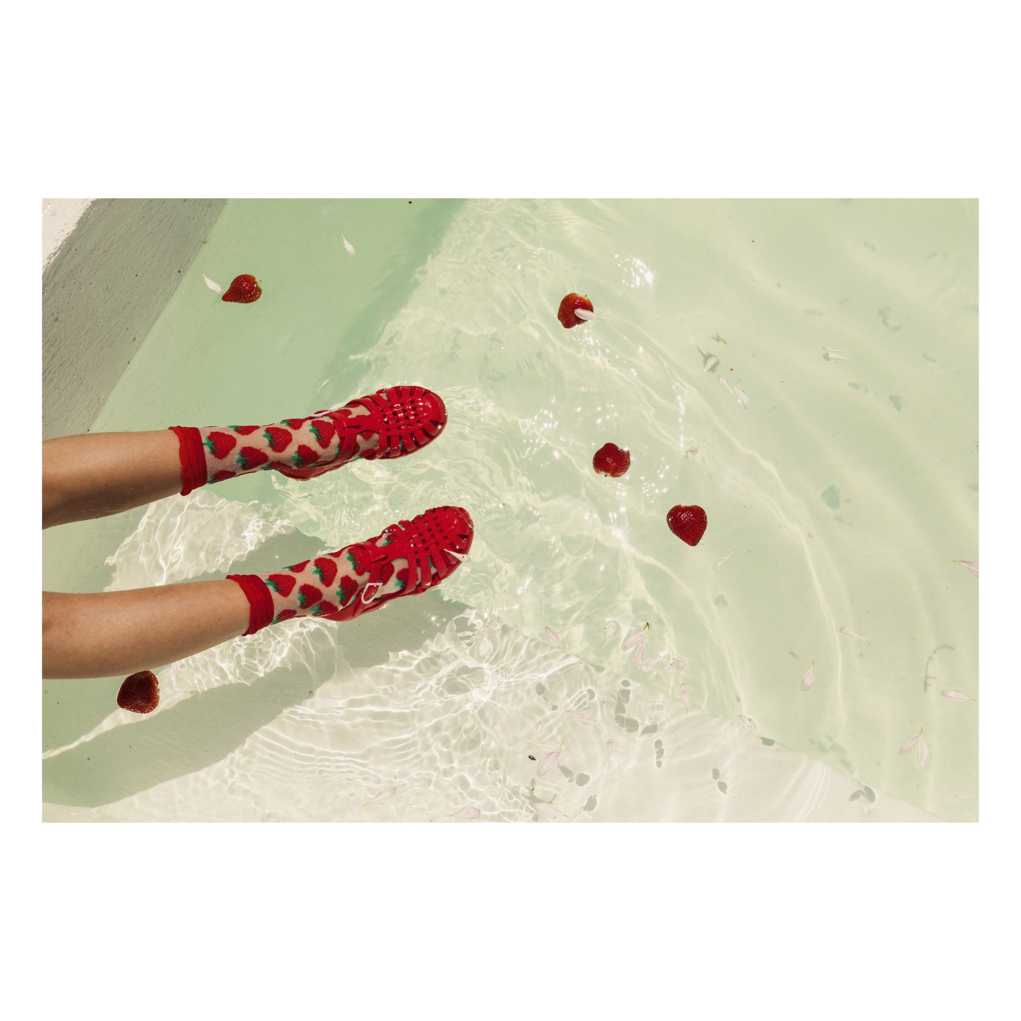 Strawberry Socks Red- Product image n°1