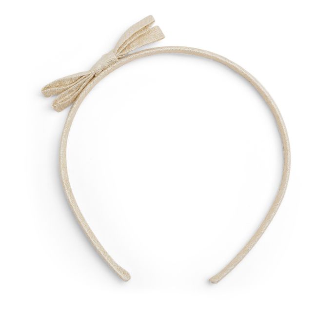 Linen Headband - Cérémonie Collection - Dorado