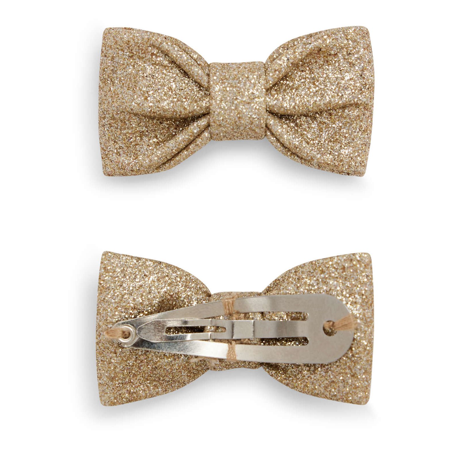 Bonpoint - Barrettes Pailletées Miniclic - Collection Cérémonie - - Fille - Doré