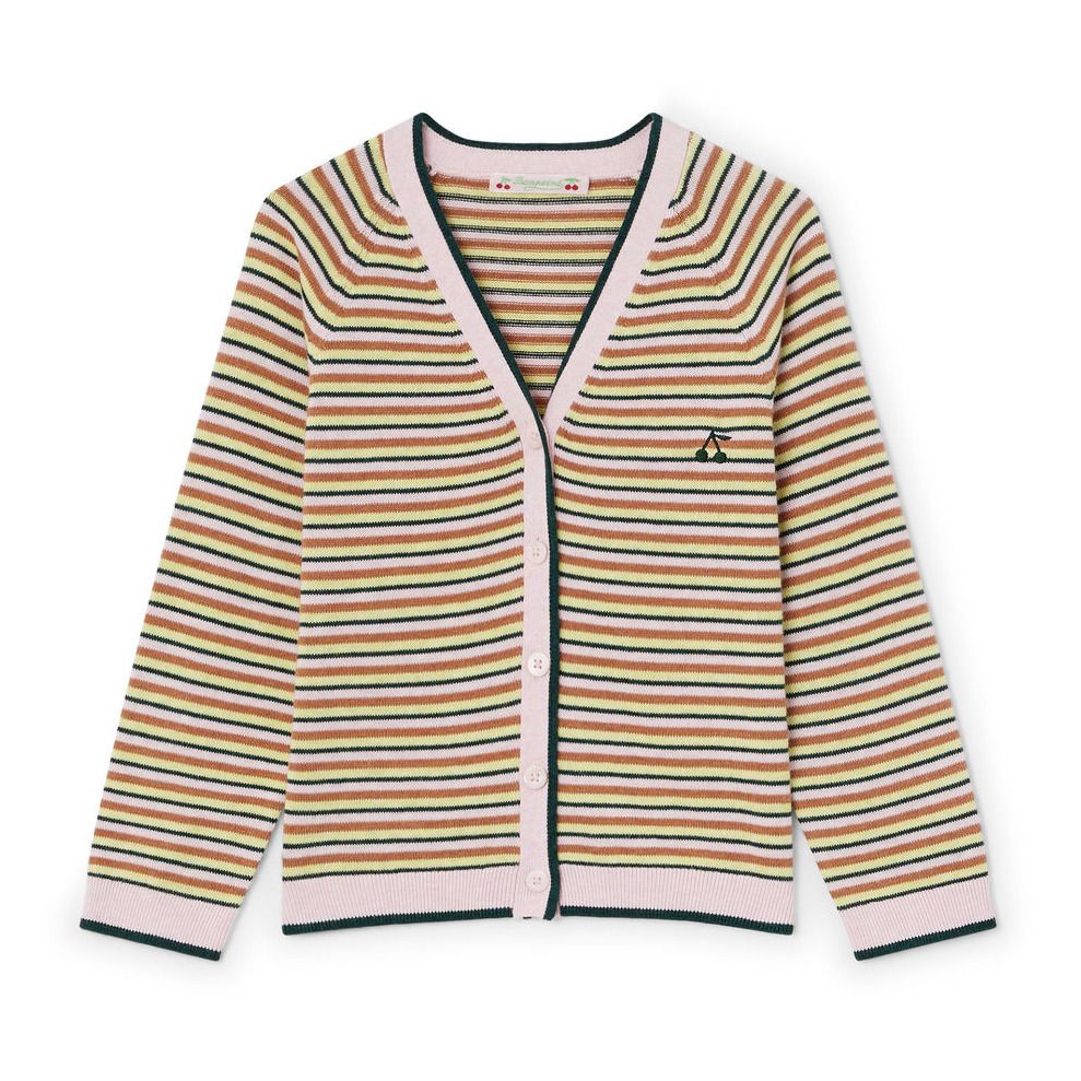 Bonpoint - Cardigan Ajouré Apparent - Fille - Camel