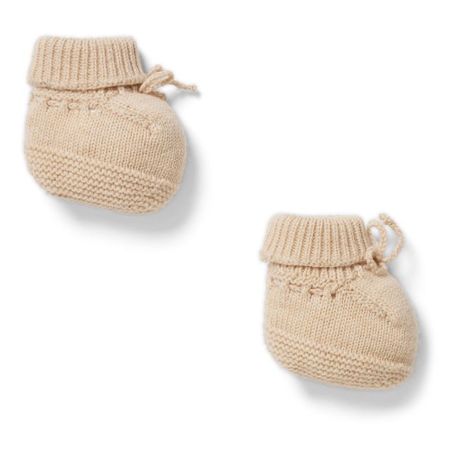Chaussons Tricot Telse Beige