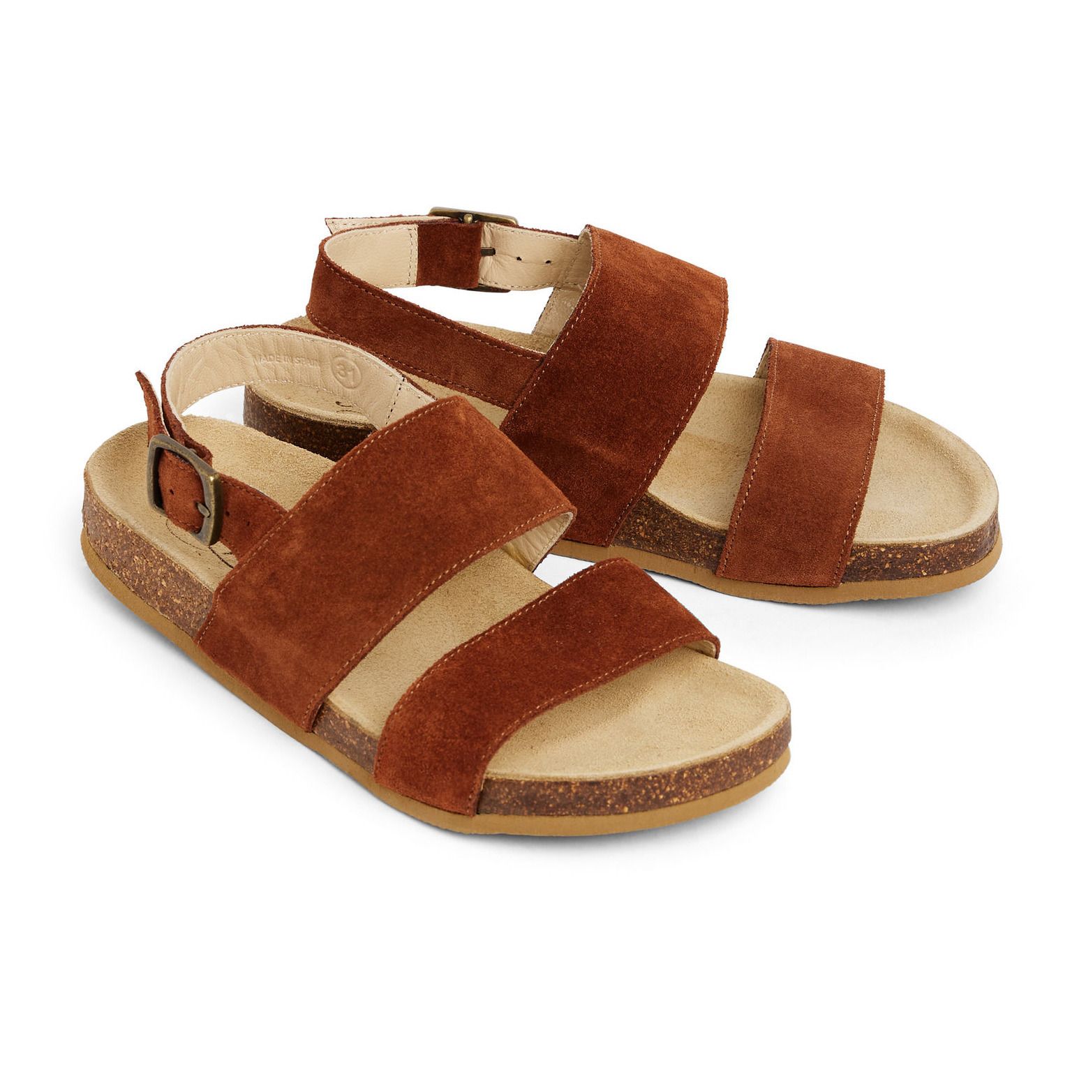 Bonpoint - Sandales Suede Agostino - Fille - Camel