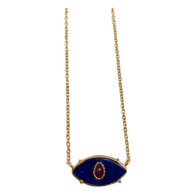 Ayin Lapis Lazuli Necklace Blau