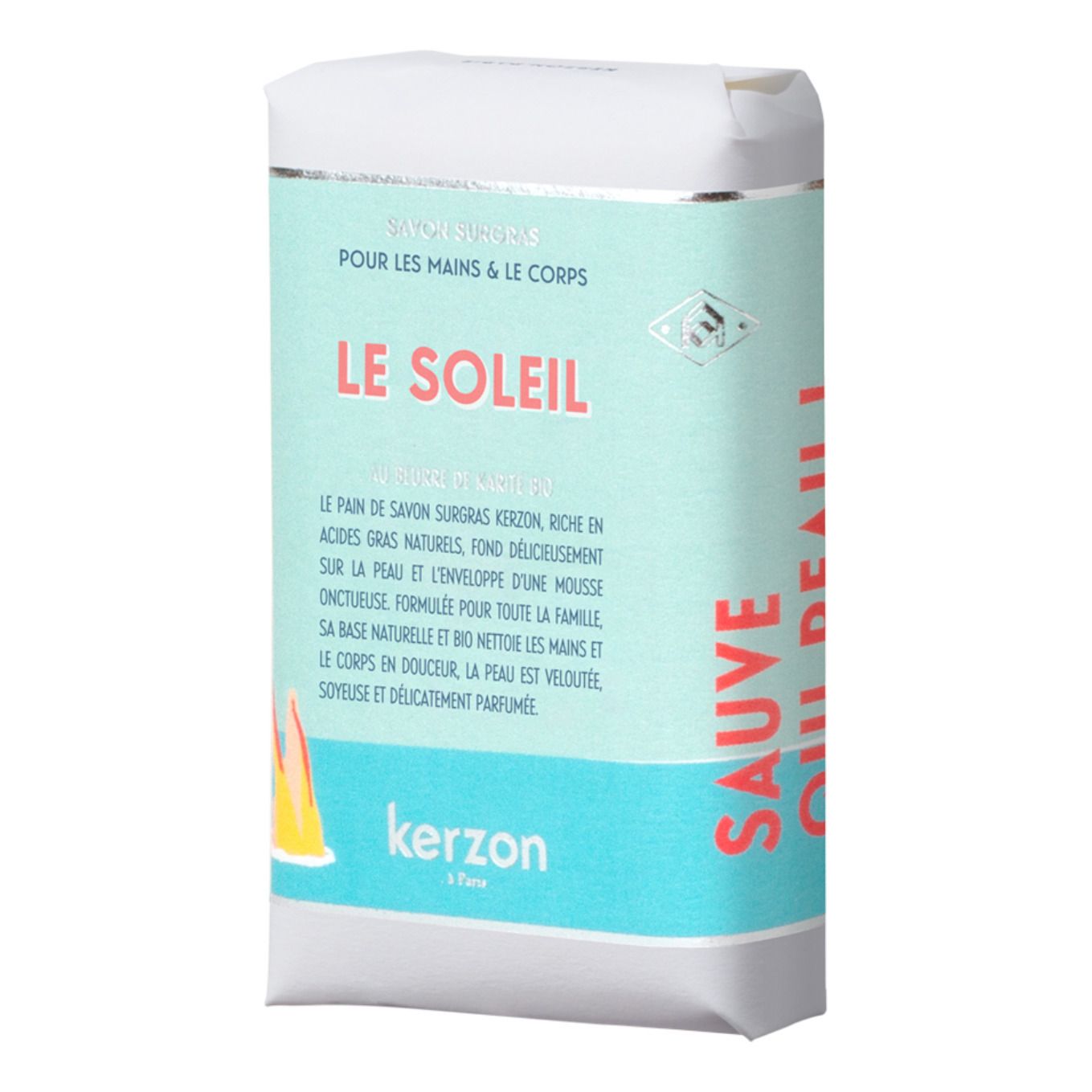 Kerzon - Savon parfumé Le Soleil - 100g - Transparent