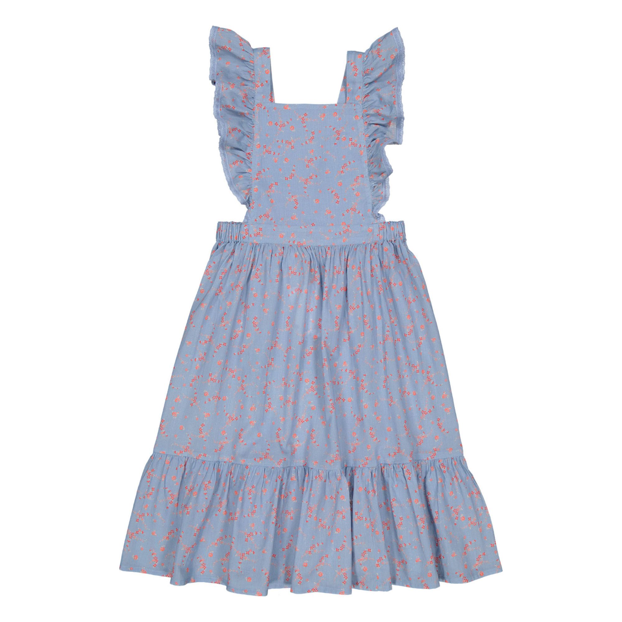 Louis Louise - Robe Tablier Micheline - Fille - Bleu