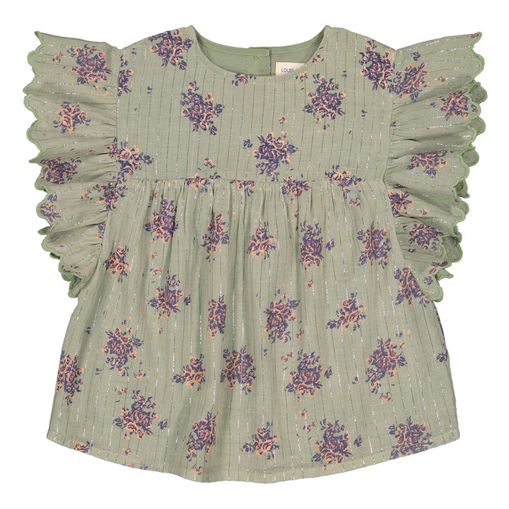 Louis Louise - Blouse Jasmin - Fille - Sauge