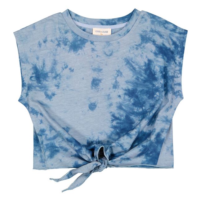 Cop T-Shirt Tie & Dye Madonna  Blau