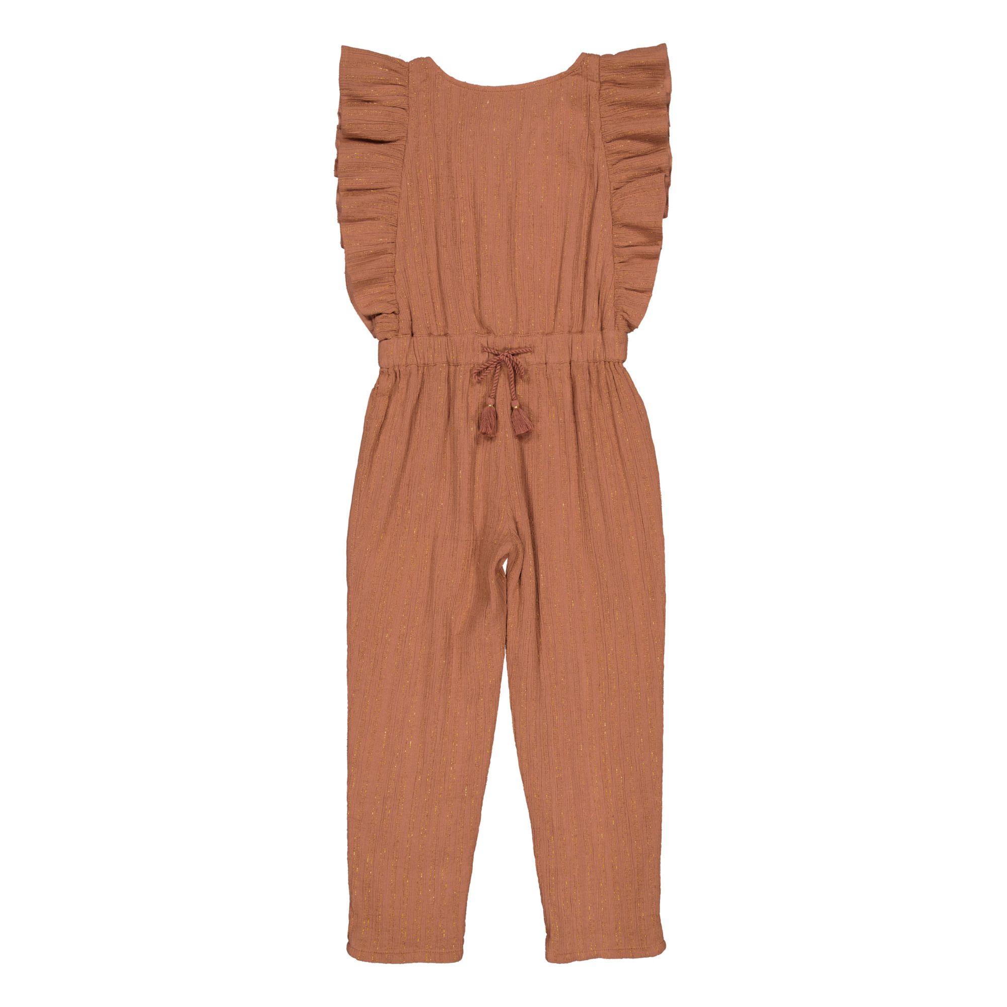 Louis Louise - Combinaison Lurex Iris - Fille - Terracotta