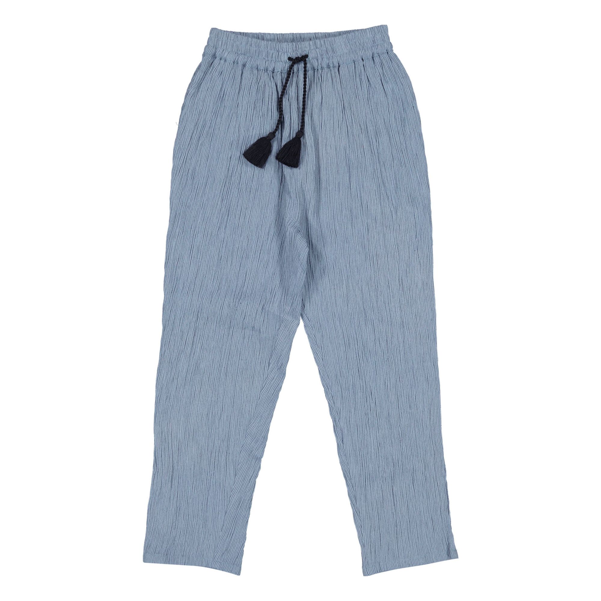 Pantalón de rayas Valentin Azul- Imagen del producto n°1