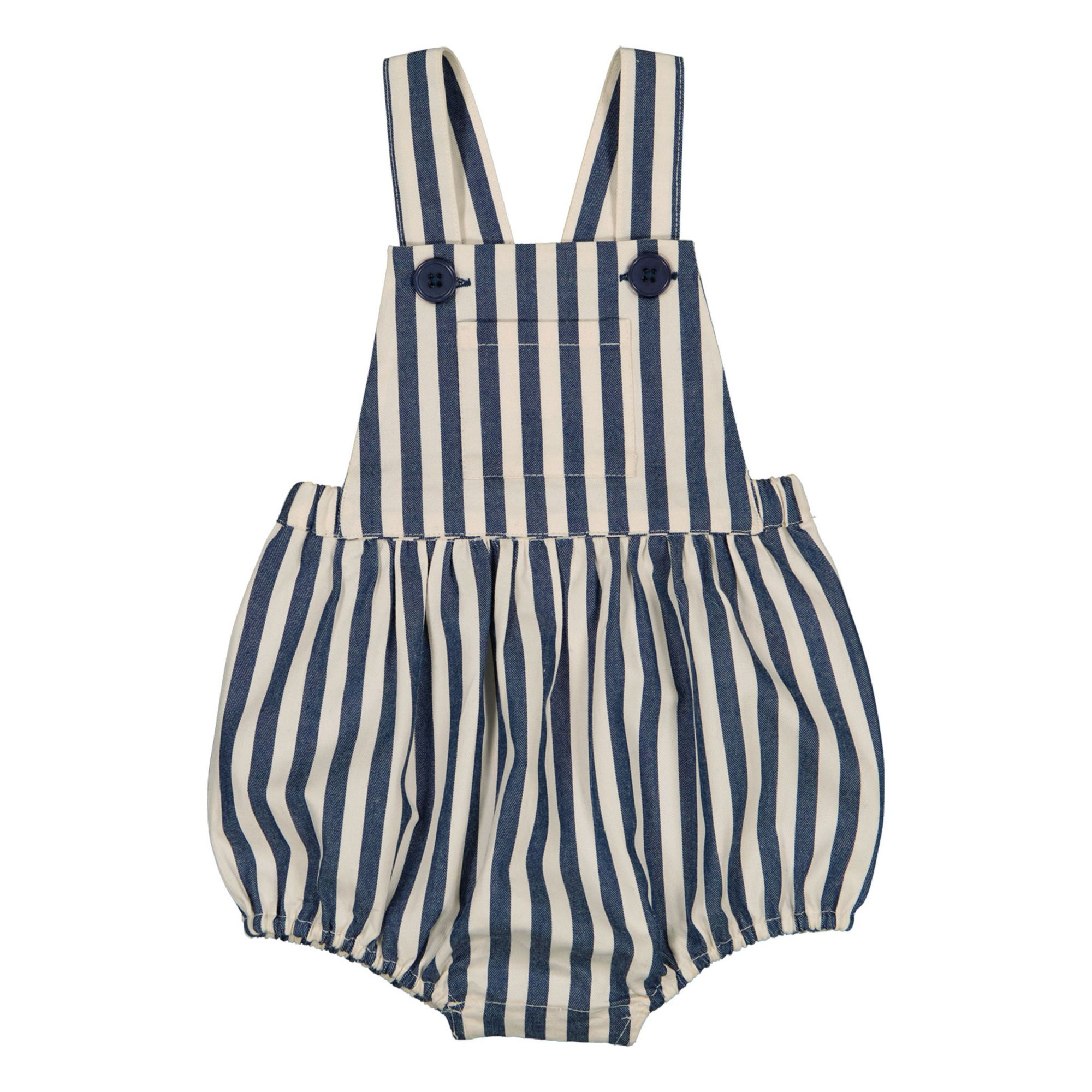 Louis Louise - Barboteuse Camion - Fille - Bleu marine