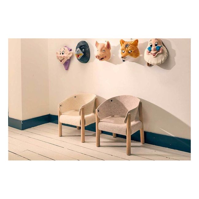 Sedia da bambini, modello: Saba | Ecru