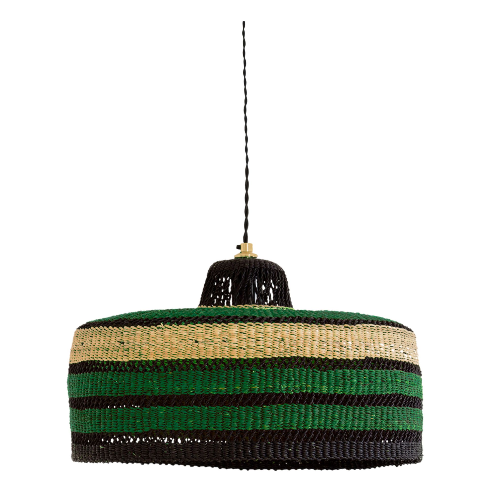 Golden Editions - Suspension High life tissé à la main - Vert