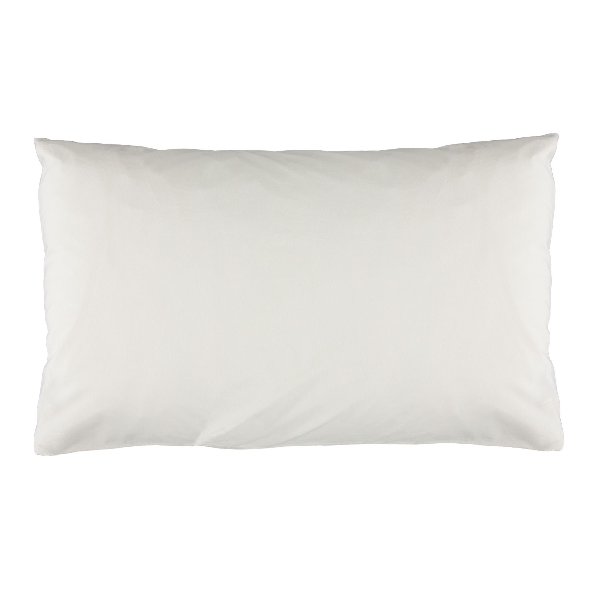 Federa cuscino, in percalle di cotone biologico Bianco- Immagine del prodotto n°0