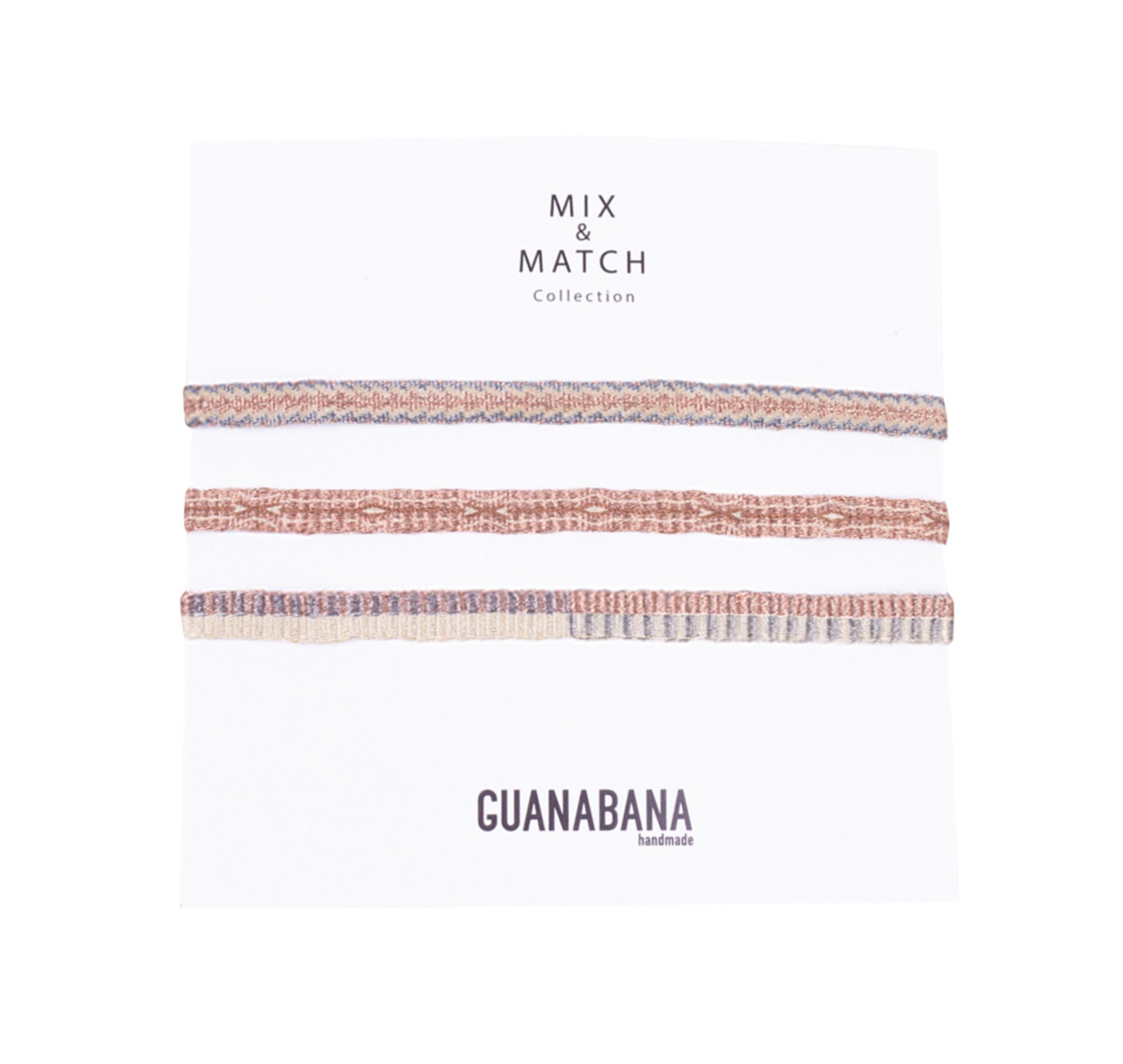 Set of 3 Argantina 120 Bracelets Rosa Palo- Imagen del producto n°0