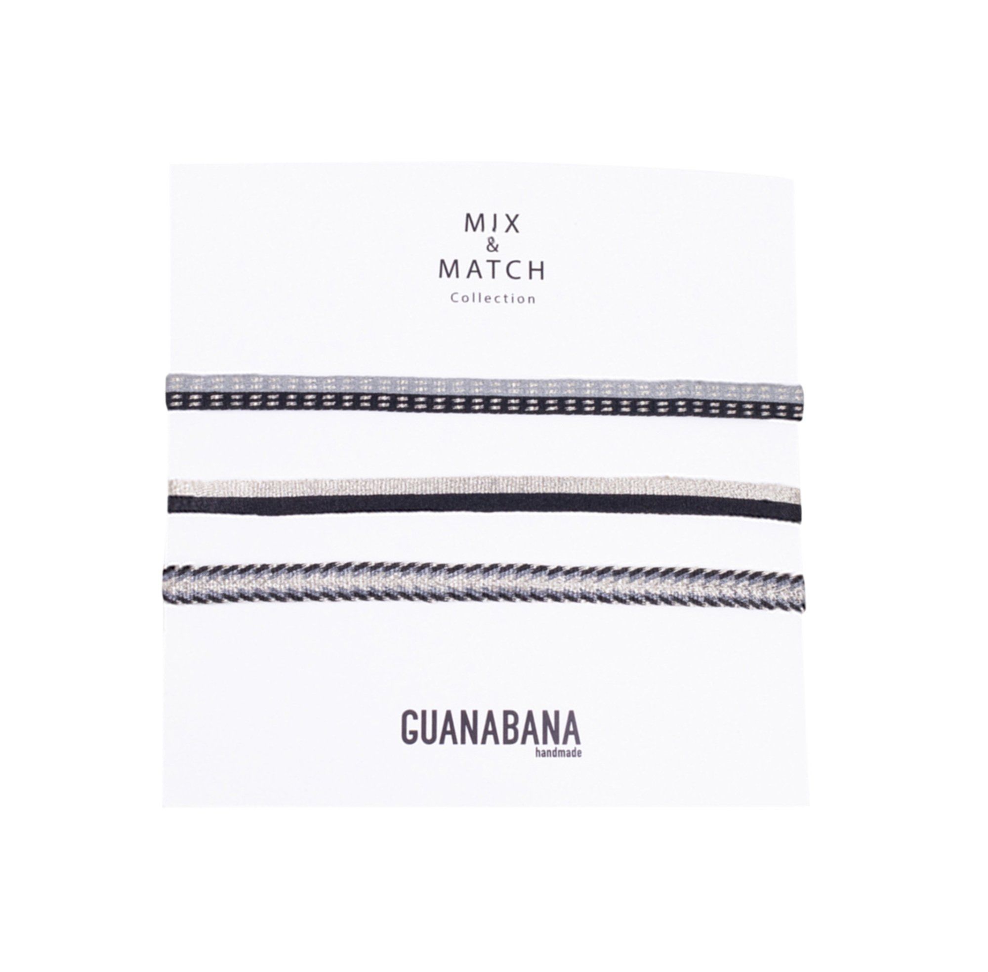 Set of 3 Argantina 120 Bracelets Gris- Imagen del producto n°0