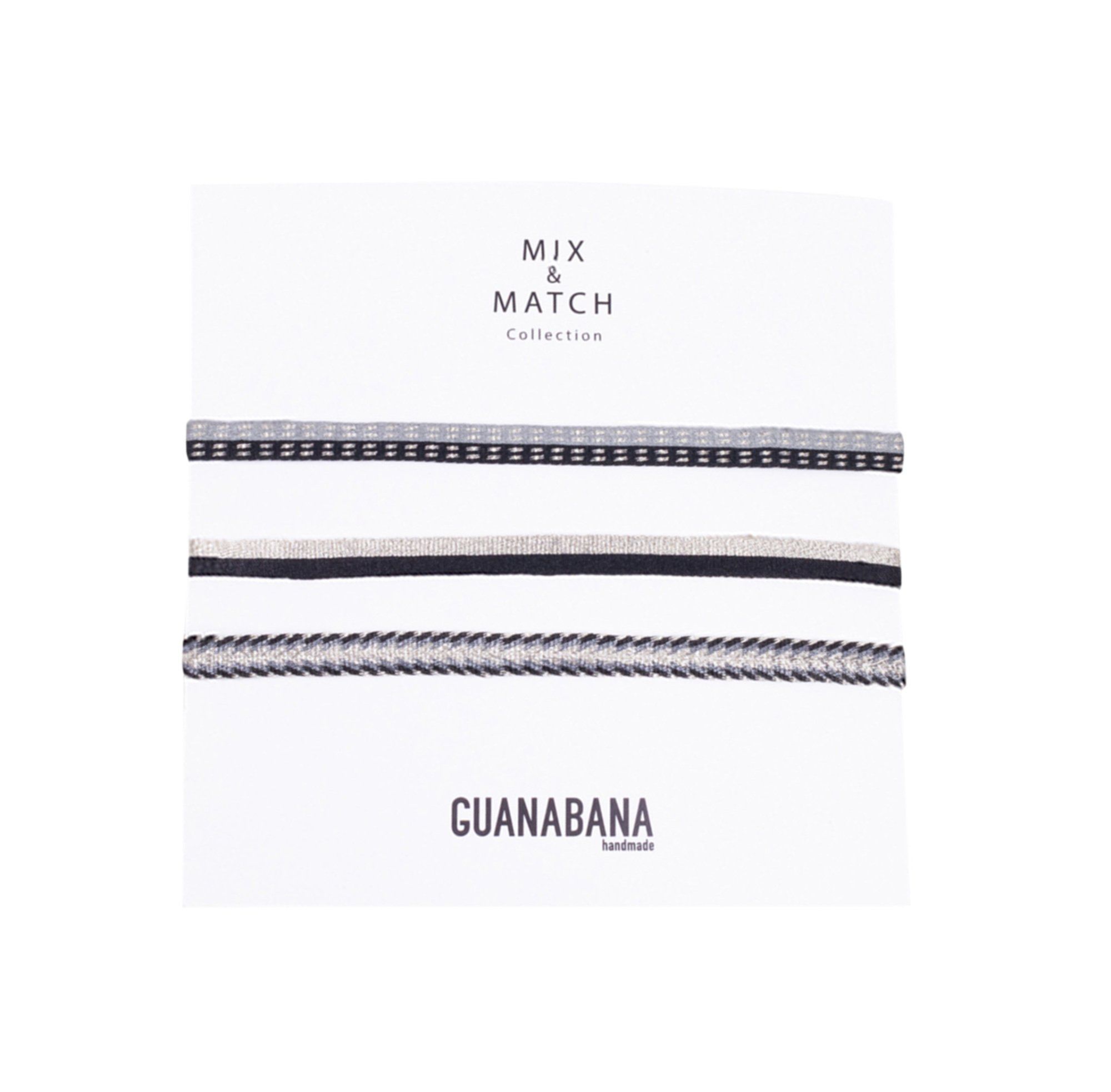 Guanabana - Set 3 Bracelets Argantina 120 - Femme - Gris