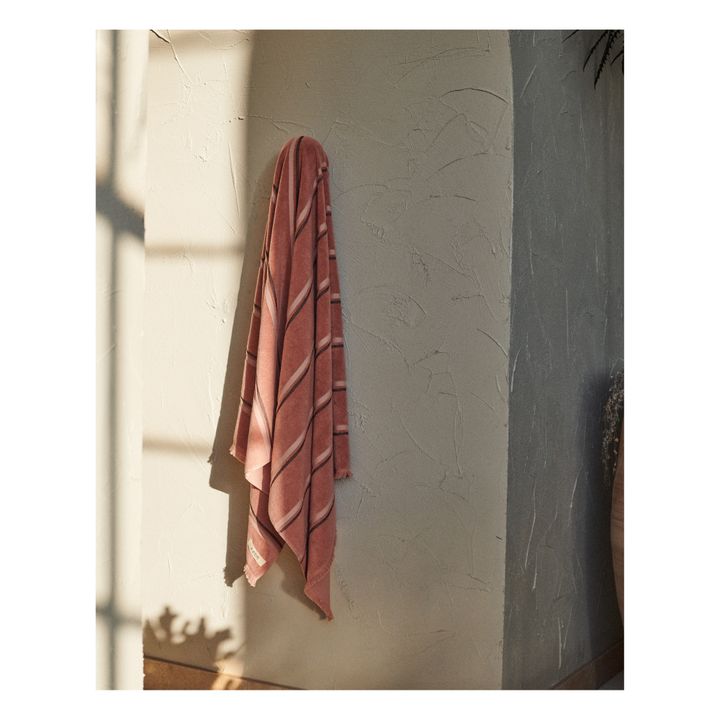 Handtuch aus Bio-Baumwolle | Terracotta- Produktbild Nr. 1