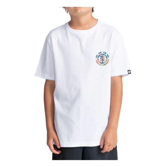 T-shirt Logo Tie and Dye  Blanc