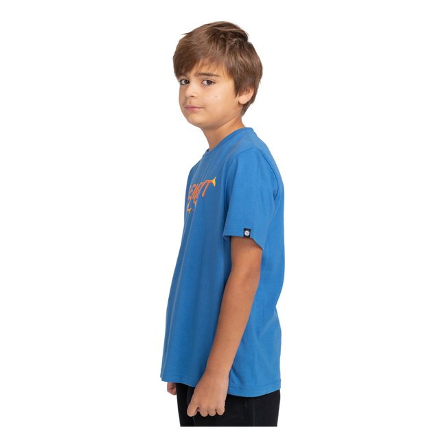 Skate Logo T-shirt Blau