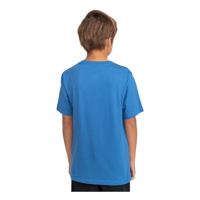 T-shirt Logo Skate Bleu