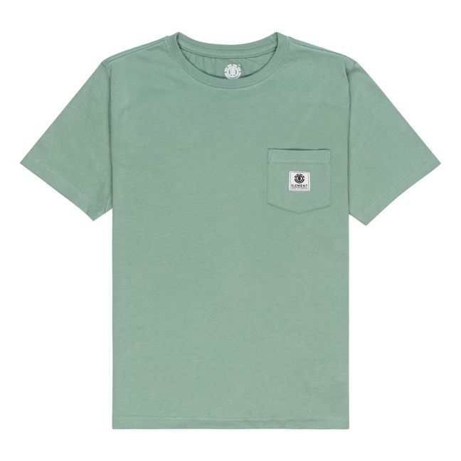 Pocket T-Shirt Jadegrün
