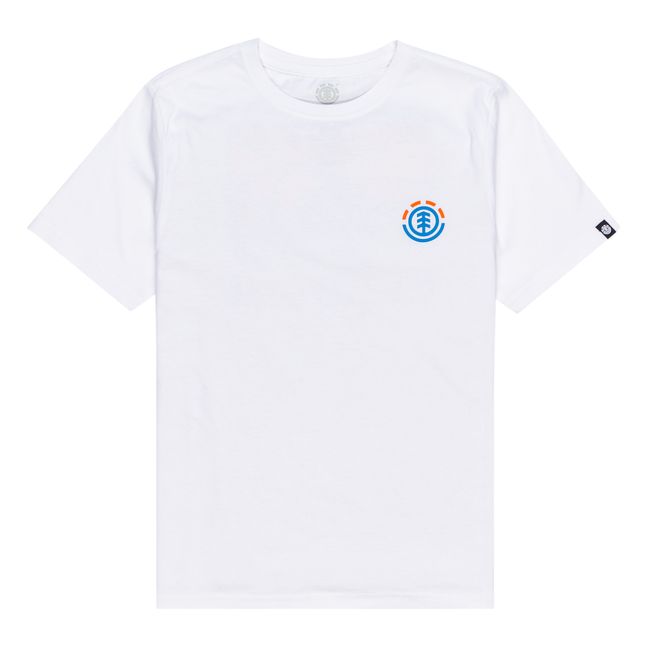 Logo Mountain T-shirt Bianco