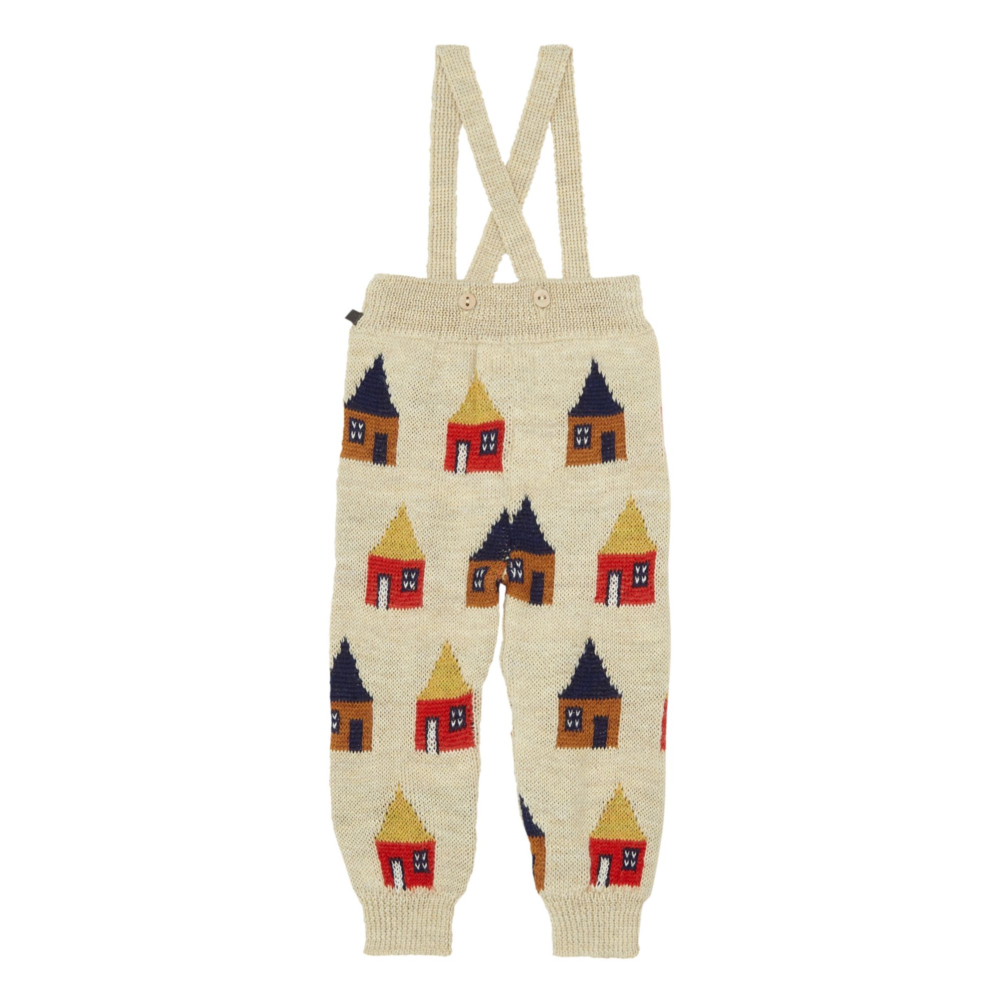 Baby Alpaca Wool House Trousers Beige- Imagen del producto n°1
