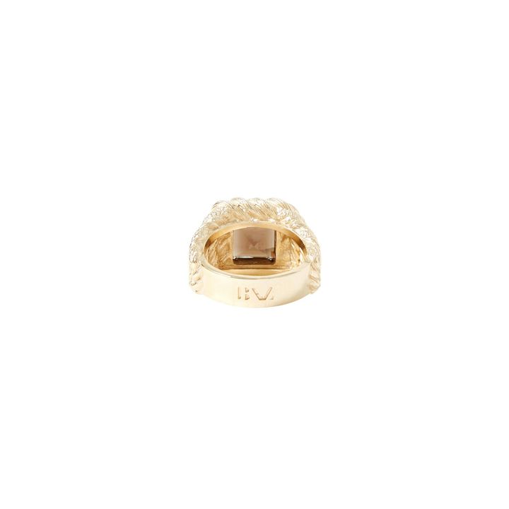 Mrs. Ring Smoked quartz Dorado- Imagen del producto n°2