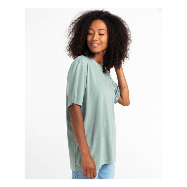 Pocket T-shirt - Adult Collection- Jadegrün