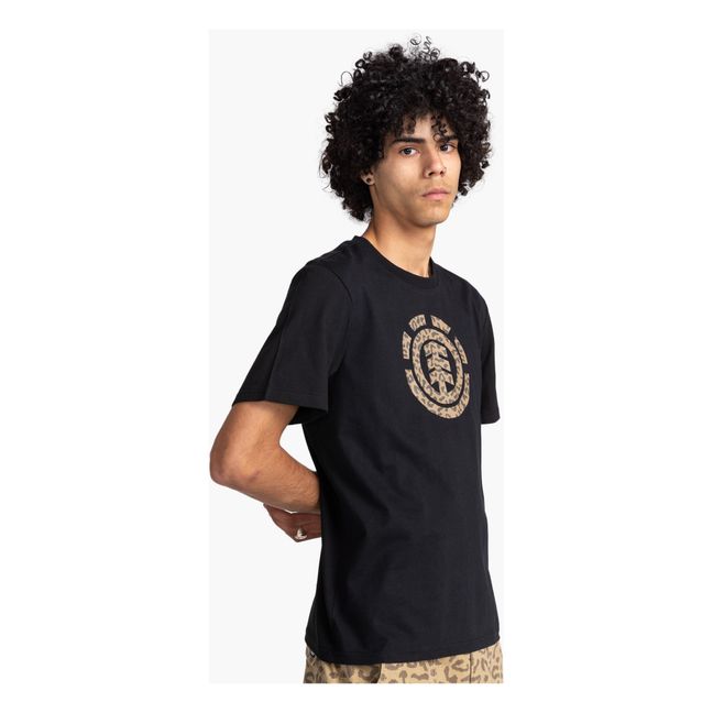 Logo Leopard T-shirt - Adult Collection - Schwarz