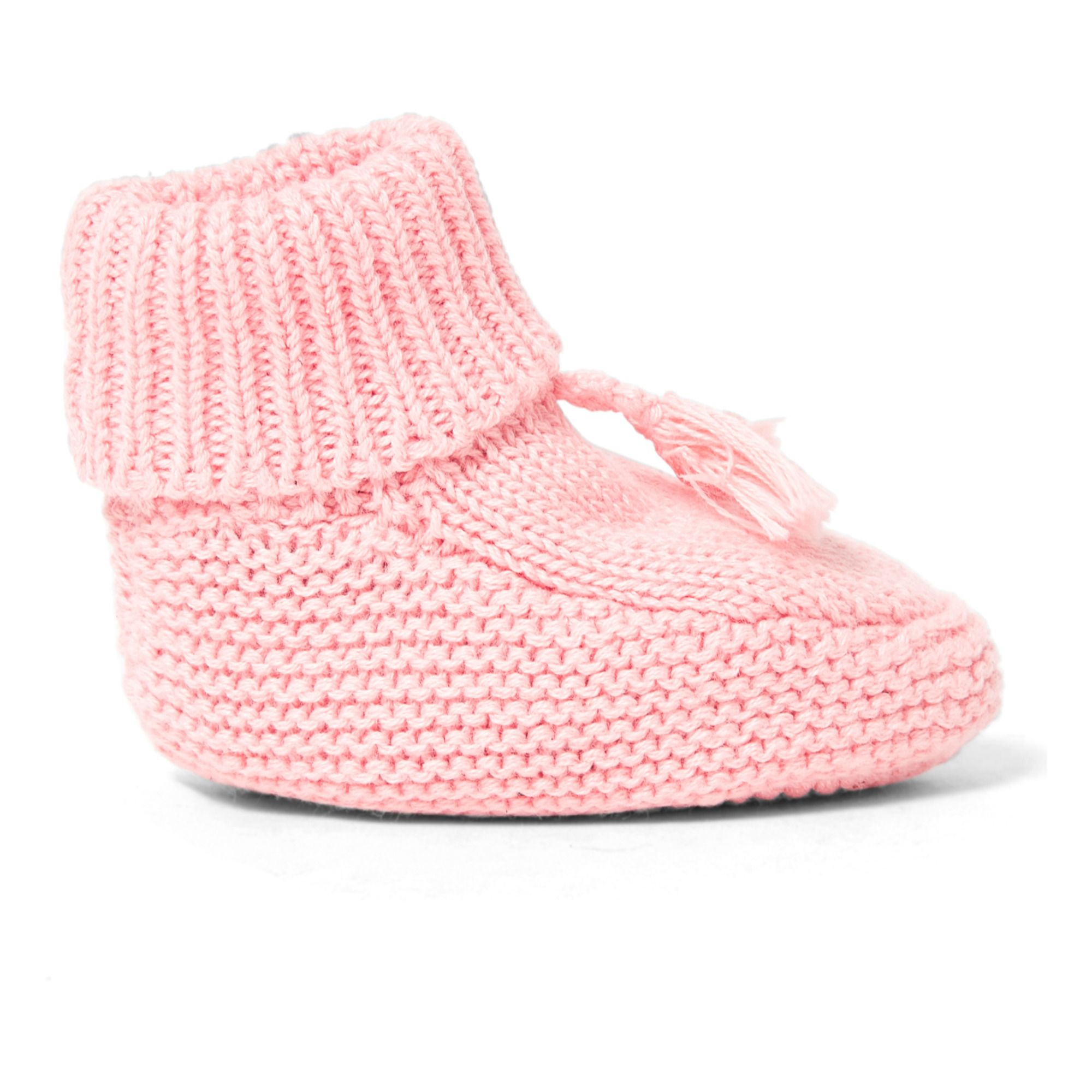Tartine et Chocolat - Chaussons Tricot - Fille - Rose