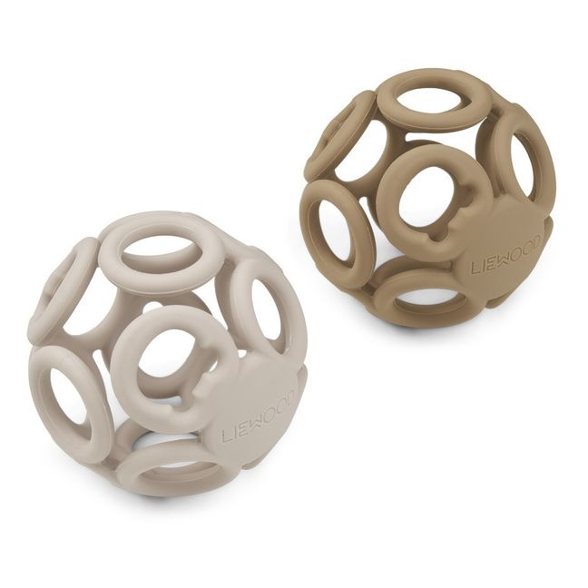 Jasmin Silicone Balls - Set of 2 Beige