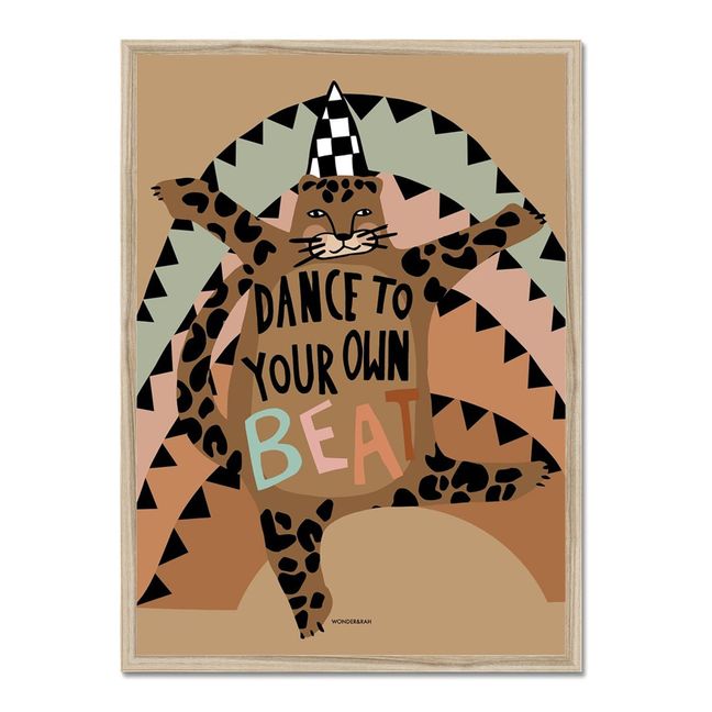 Dancing Leopard Poster